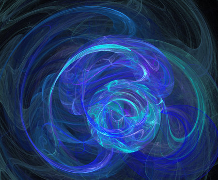 image of one illustration of digital fractalの写真素材