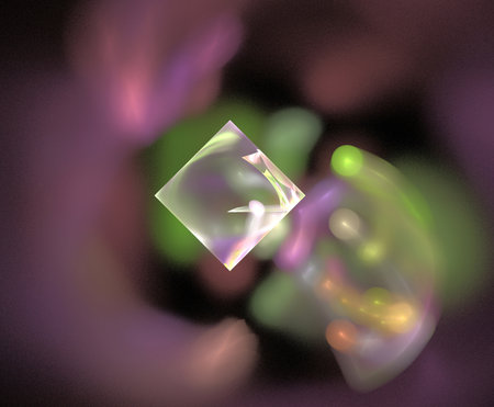 image of one illustration of digital fractalの写真素材