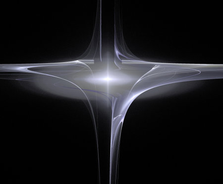 image of one illustration of digital fractalの写真素材