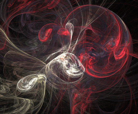 image of one illustration of digital fractalの写真素材