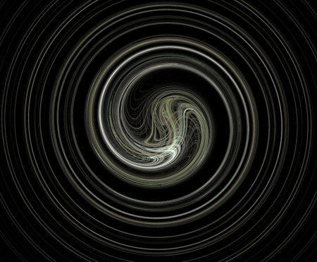 image of one illustration of digital fractalの写真素材