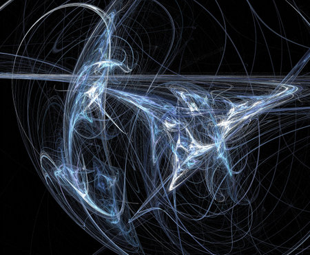 image of one illustration of digital fractalの写真素材