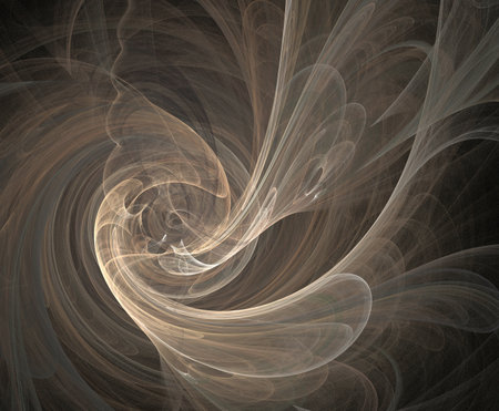 image of one illustration of digital fractalの写真素材