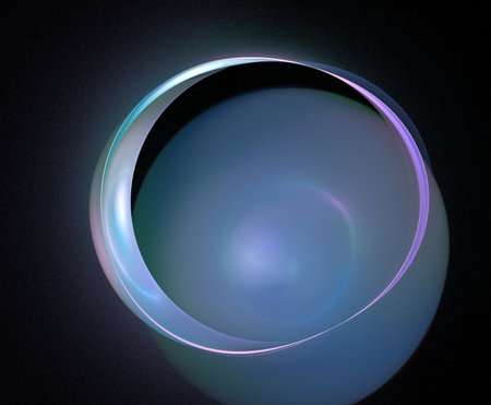 image of one illustration of digital fractalの写真素材