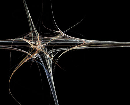image of one  Illustration of digital fractal