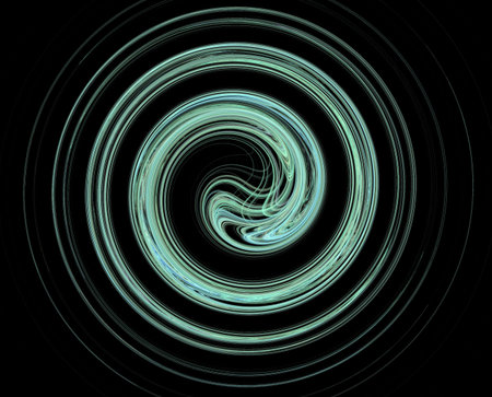 image of one  Illustration of digital fractal