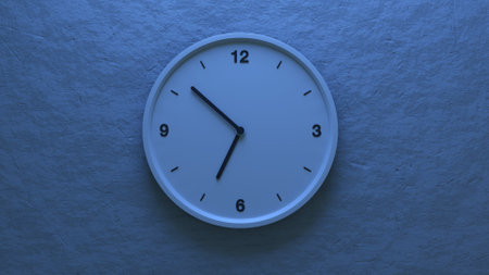 Wall clock night time