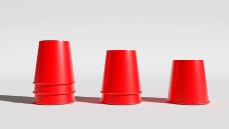 Sport speeds stacks cupの写真素材