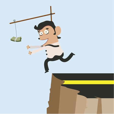 Young Business and Money on Trap のイラスト素材