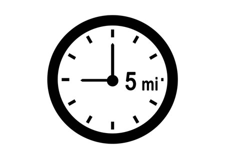 Clock icon on white background. Time icon. Clock icon vector.の素材