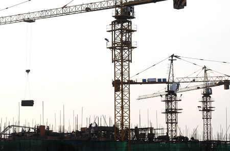 People build housesの写真素材