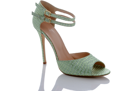 beautiful high-heeled sandals stylish and designerの写真素材