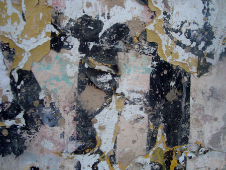 Old posters grunge textures and backgrounds. Perfect background with space.の写真素材