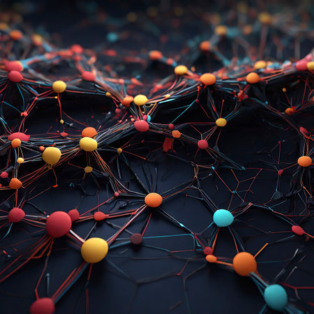 Molecule structure, 3d render. Computer digital drawing.の素材