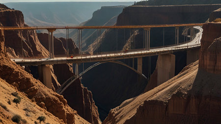Horseshoe Bend Bridge in Canyonlands National Park, Utah