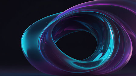 Abstract fractal. Fractal art background for creative design. Decoration for wallpaper, desktop,...