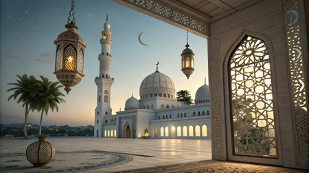Sheikh Zayed Grand Mosque in Abu Dhabi, United Arab Emiratesの写真素材