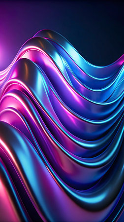 Abstract wavy background. 3d rendering, 3d illustration.