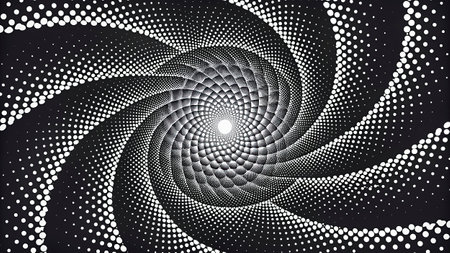 Abstract fractal background. Digital art. 3D rendering. Computer generated graphics.の写真素材