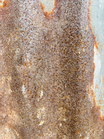 rusty corrugated iron plate texture. background and texture.
