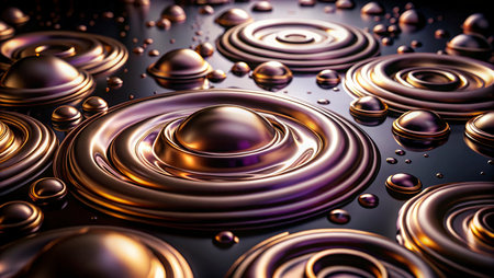 3D Illustration of abstract geometric composition,digital art works.の写真素材