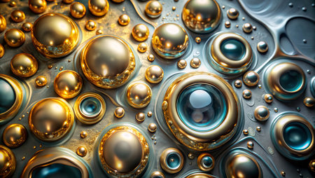 3d illustration of abstract geometric composition,digital artwork for creative graphic designの写真素材