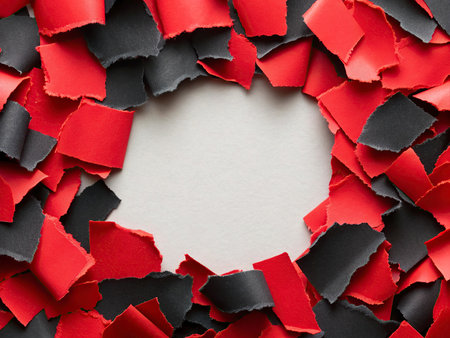 pieces of torn paper texture background, copy space for your text.