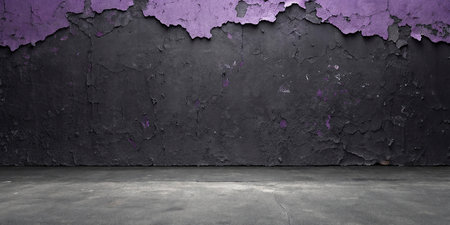 Grunge concrete wall and floor as background. 3d renderingの写真素材