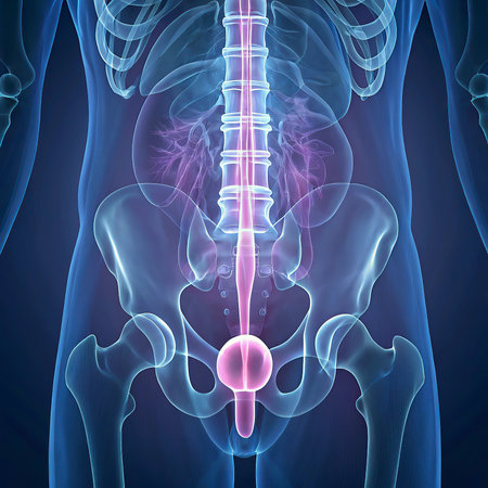 X-ray of human body, 3D illustration, medical background