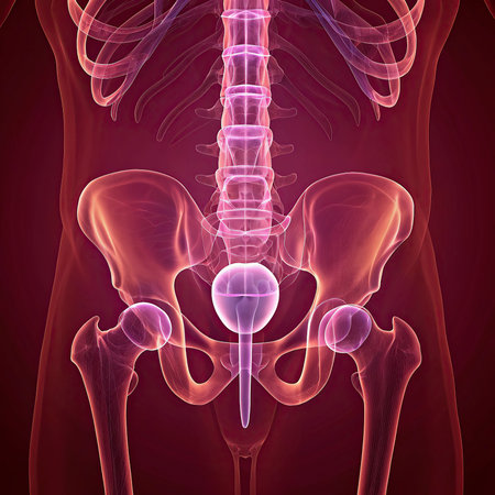 X-ray image of human spine, medical concept. 3D renderingの写真素材