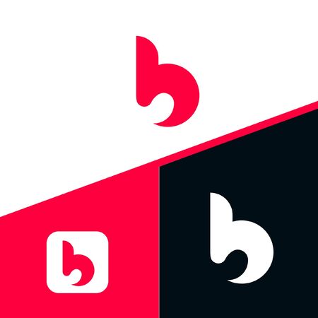 B Letter Design Vector Illustration Modern Monogram Iconのイラスト素材