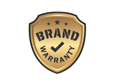 Brand warranty-shield vector design, Brand warrantyのイラスト素材