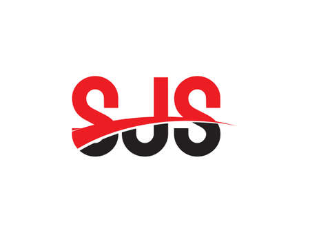 SJS Letter Initial Logo Design Vector Illustrationのイラスト素材