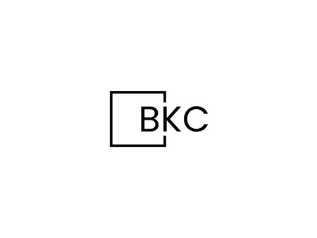 Initial letter bkc logo or ck logo vector design templateのイラスト素材