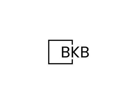 BK Logo Design Vector Template. Initial Letter BK Logo Designのイラスト素材