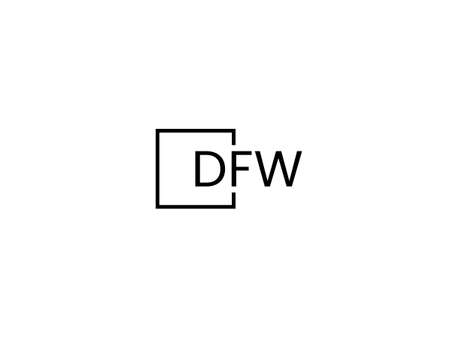Initial letter dw logo or wd logo vector design template elementsのイラスト素材