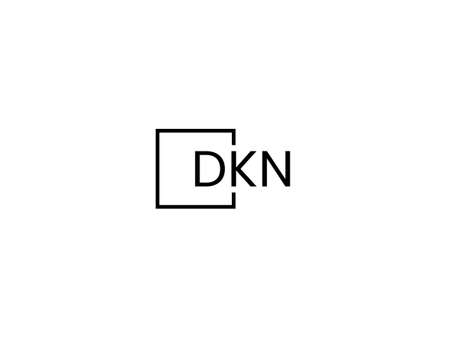 Initial Letter DK Logo Design Vector Template. Abstract Letter DK Linked Logoのイラスト素材