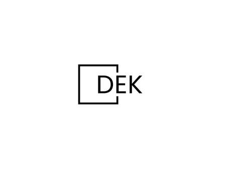 Initial Letter DK Logo Design Vector Template. Creative Abstract Letter DK Logo Designのイラスト素材