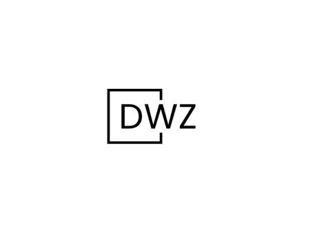 Initial letter dz logo or zdz logo vector design templateのイラスト素材