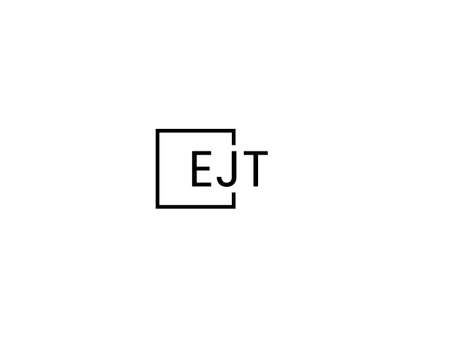 Initial letter ej logo or jj logo vector design template in black and whiteのイラスト素材