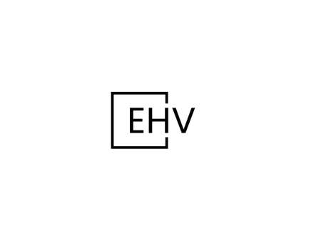 Initial letter hv logo or vh logo design vector template.のイラスト素材