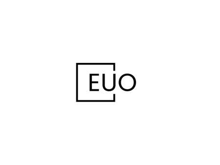 Initial Letter EO Logo or EO Logo Design Vector Template.のイラスト素材