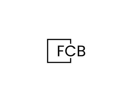 Initial letter fc logo or cf logo vector design template elementsのイラスト素材