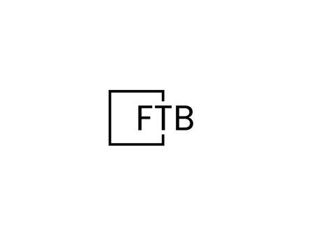 Initial Letter F B Logo or B Letter Logo Design Vector Template.のイラスト素材