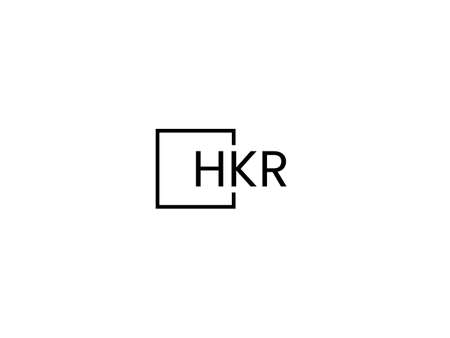 Initial letter hk logo or kk logo vector design template.のイラスト素材