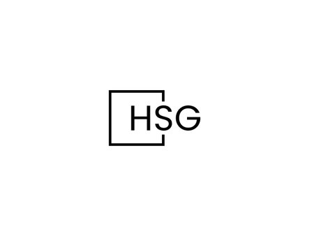 Initial letter hg logo or hg logo vector design template.のイラスト素材