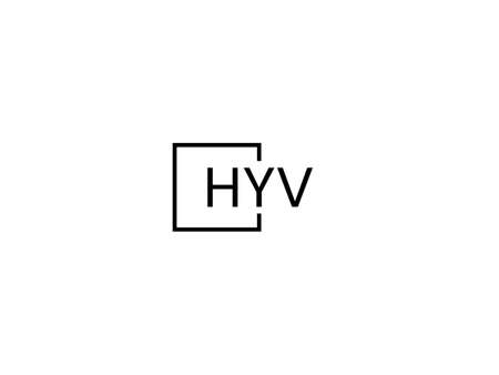 Initial letter hv logo or vh logo vector design template elementsのイラスト素材