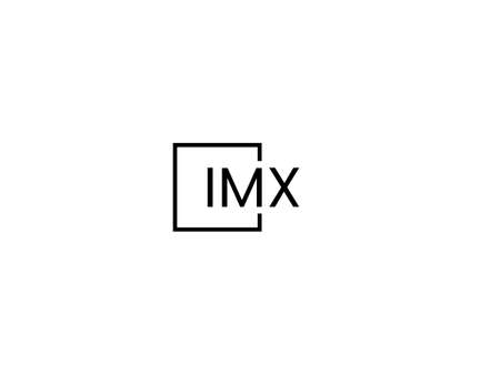 Minimalist Initial Letter IMX Logo Design Vector Template. Graphic Alphabet Symbol for Corporate Business Identityのイラスト素材