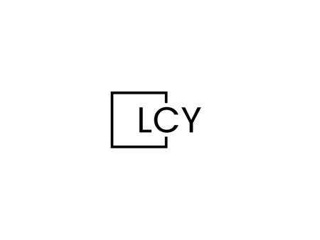 Lcy Logo Design Vector Template. Initial Letter Lcy Logo Designのイラスト素材