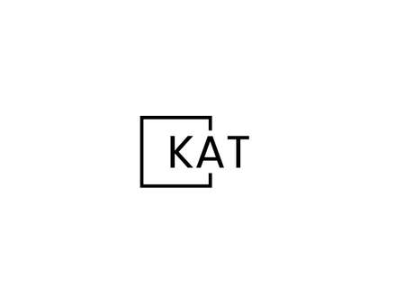 Initial letter kat logo or kat logo vector design template.のイラスト素材
